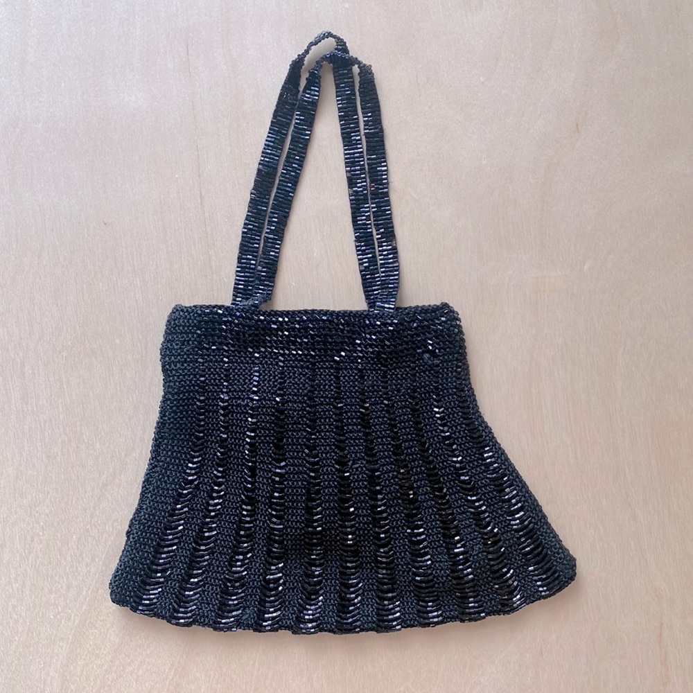BCBG Beaded Crotchet Evening Purse